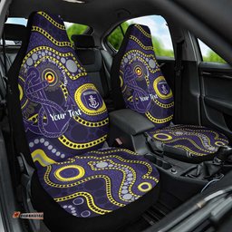 Dockers NAIDOC Week 2026 Personalised Car Seat Cover 50 Years of Deadly Aboriginal Art LT14