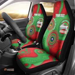 Rabbitohs NAIDOC Week 2026 Personalised Car Seat Cover 50 Years of Deadly Aboriginal Art LT14