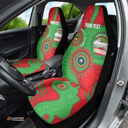 Rabbitohs NAIDOC Week 2026 Personalised Car Seat Cover 50 Years of Deadly Aboriginal Art LT14