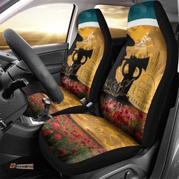 Wallabies ANZAC Day Car Seat Cover Last Post Poppy Lest We Forget LT14