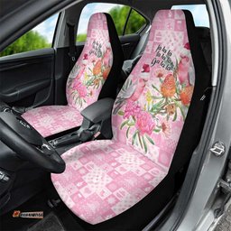 Sweet Pink Cockatoos Aussie Santa Car Seat Cover Australia Christmas Vibes LT9