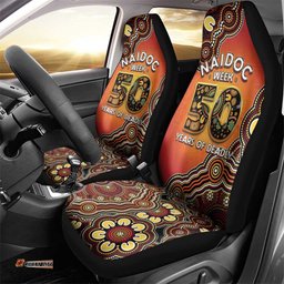 Australia Indigenous NAIDOC Week 2026 Car Seat Cover 50 Years Of Deadly LT05