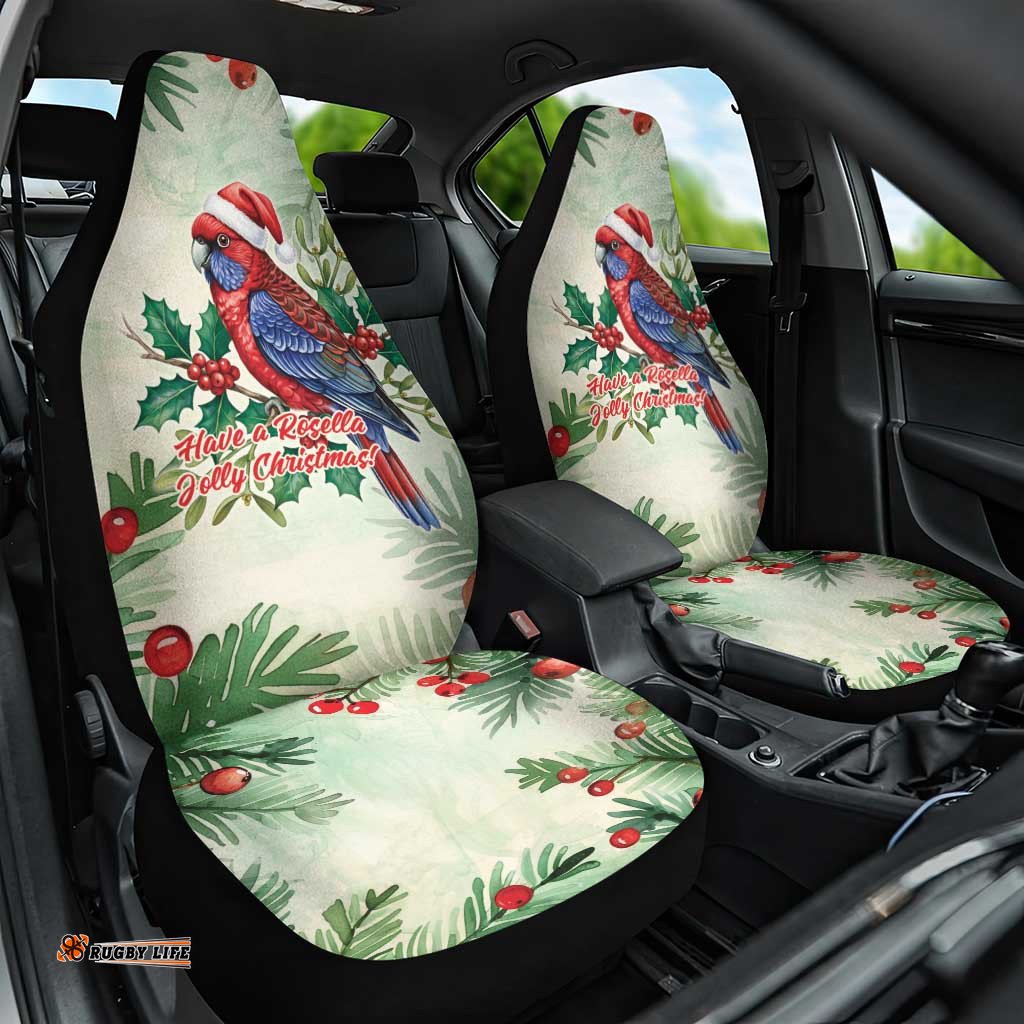 Watercolor Floral Crimson Rosella Car Seat Cover Its Aussie Christmas Time! LT9