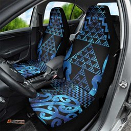 Taniko Motifs Matariki New Zealand Car Seat Cover NZ Niho Taniwha Poutama LT14