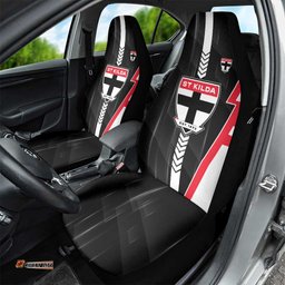 St Kilda Saints Car Seat Cover Modern Geometric Sports Graphic Style TS04