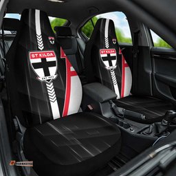 St Kilda Saints Car Seat Cover Modern Geometric Sports Graphic Style TS04