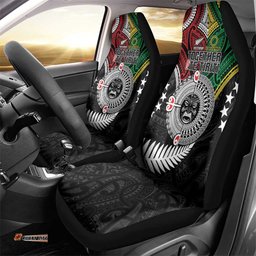 Aotearoa and Cook Islands Mo Te Tiriti Car Seat Cover New Zealand Honour The Treaty Ake!Ake!Ake! LT9