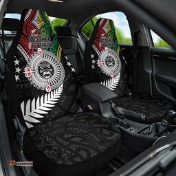 Aotearoa and Cook Islands Mo Te Tiriti Car Seat Cover New Zealand Honour The Treaty Ake!Ake!Ake! LT9