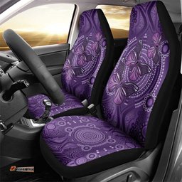 Purple Butterfly Spirit Car Seat Cover Australian Epilepsy Awareness LT9