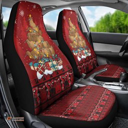 Funny Kiwi Bird Xmas Tree Car Seat Cover New Zealand Tribal Christmas Spirit LT9