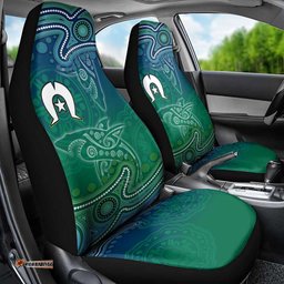 Torres Strait Islands Car Seat Cover Shark Indigenous Australian Tribal Dot Art TS04