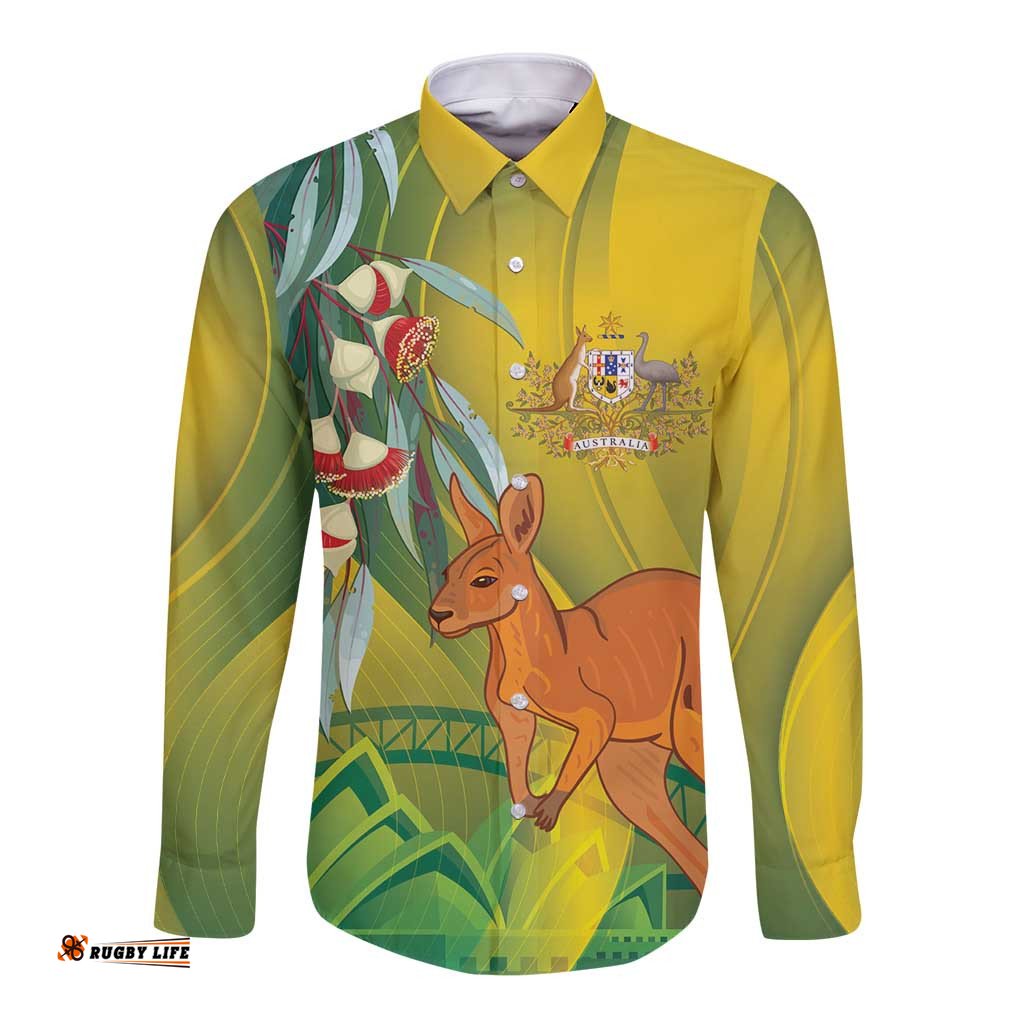 Australia Day Special Long Sleeve Button Shirt LT7