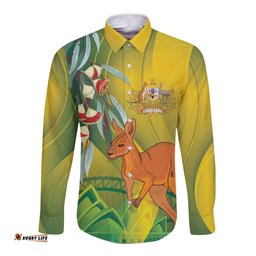 Australia Day Special Long Sleeve Button Shirt LT7