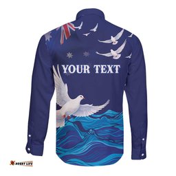 Bondi Beach Pray For Australia Personalised Long Sleeve Button Shirt LT9