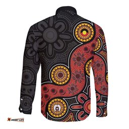 NAIDOC Week 2026 Long Sleeve Button Shirt 50 Years of Deadly Indigenous Pride LT18