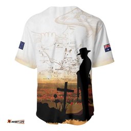 Australia And New Zealand ANZAC Day Baseball Jersey Battle Of Beersheba LT05