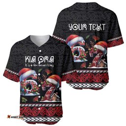 Aotearoa Six Seven Personalized Baseball Jersey New Zealand Funny Christmas LT9