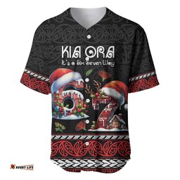 Aotearoa Six Seven Personalized Baseball Jersey New Zealand Funny Christmas LT9