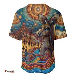 Aboriginal Dreamtime Stories Land Baseball Jersey LT9
