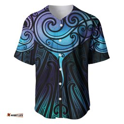 Aotearoa Maori Te Whai Rahi Baseball Jersey Tala - Nowhere You Could Go That I Won't Be With You LT7