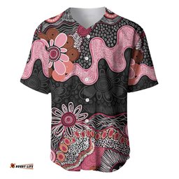Australia NAIDOC Week 2026 Baseball Jersey Aboriginal Contemporary Art LT7