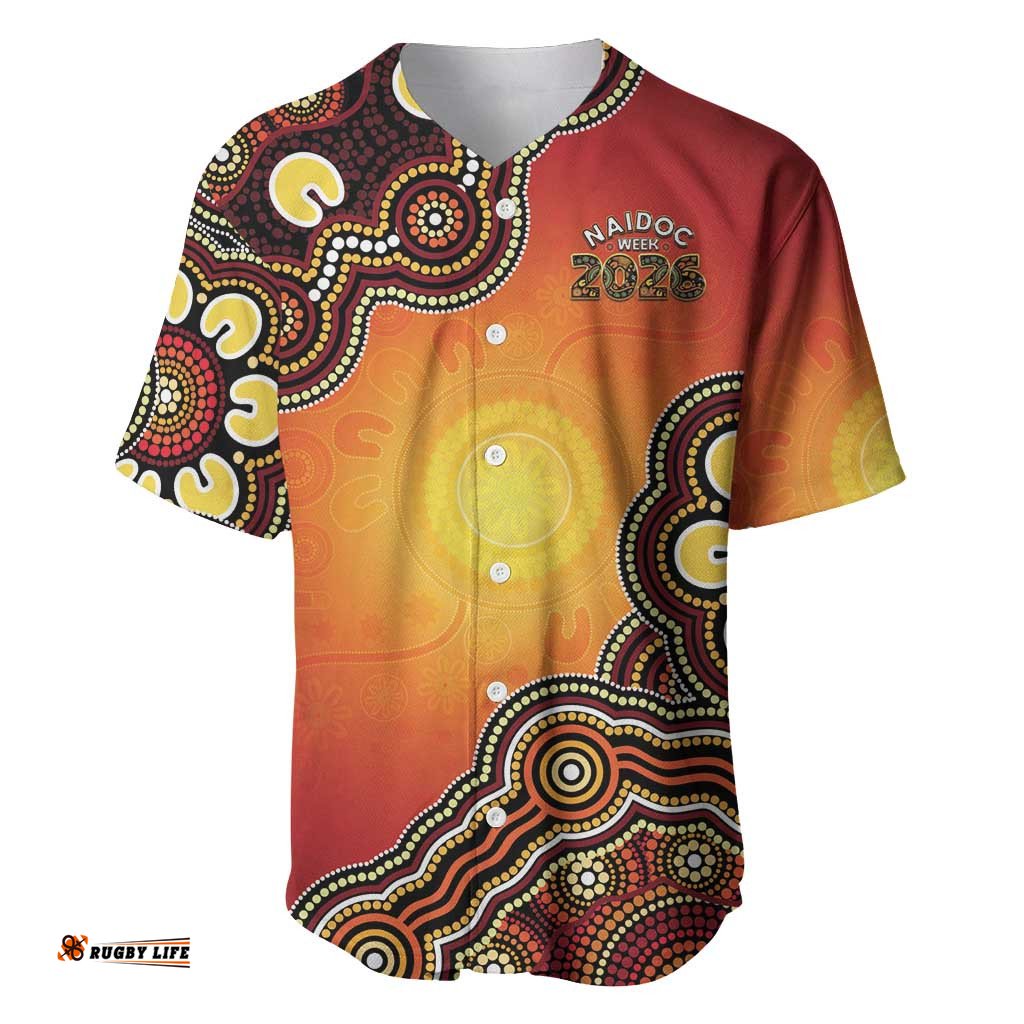 Australia Indigenous NAIDOC Week 2026 Baseball Jersey 50 Years Of Deadly LT05