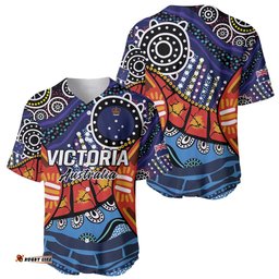 Australia Victoria State Baseball Jersey Peace and Prosperity LT9