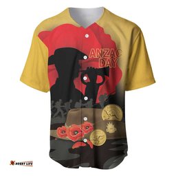 Australia Two-up Pennies ANZAC Day Baseball Jersey Slouch Hat Last Post With Poppy LT14