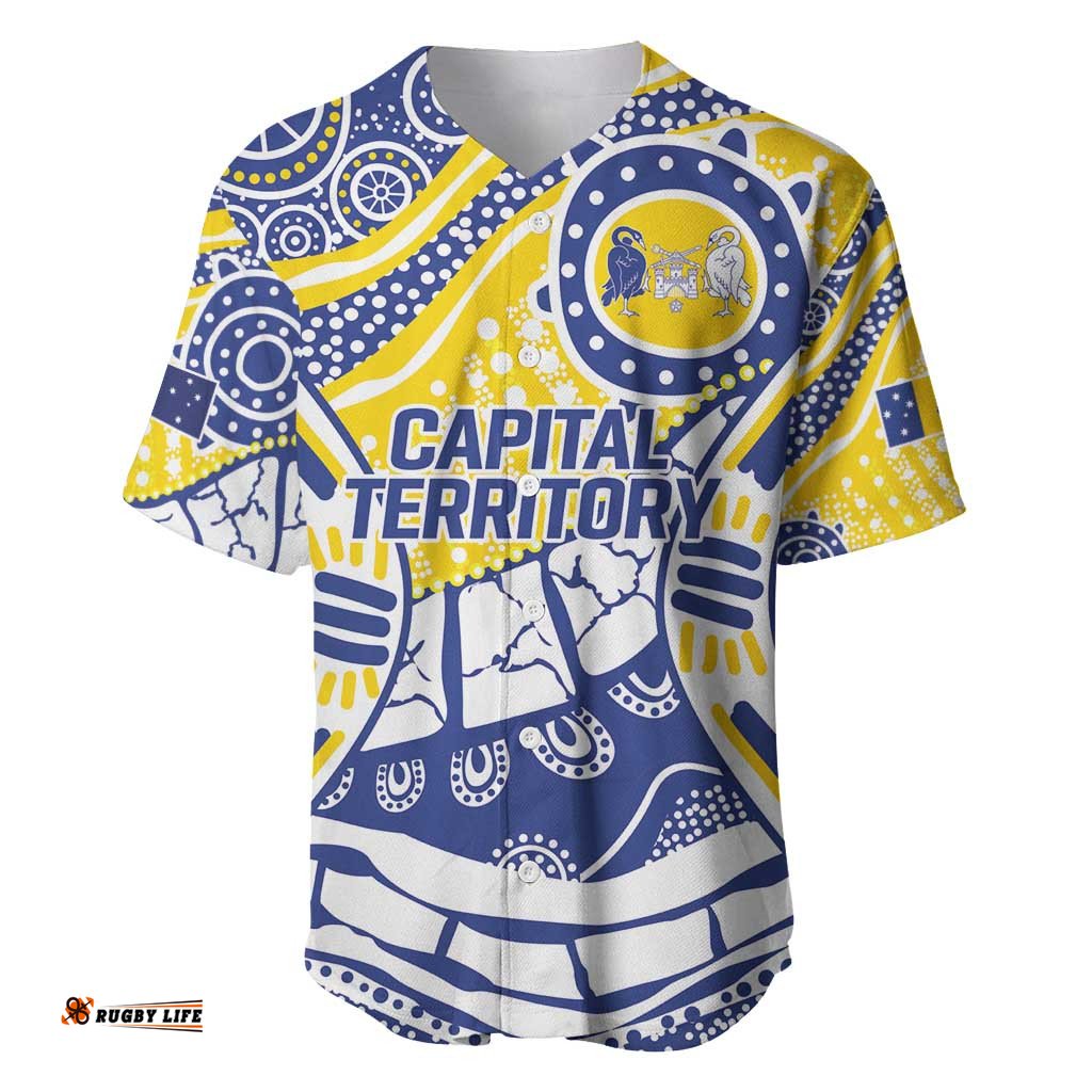 Australian Capital Territory Baseball Jersey For The King The Law And The People LT9