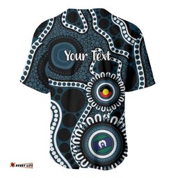 Carlton NAIDOC Week 2026 Personalised Baseball Jersey 50 Years of Deadly Aboriginal Art LT14