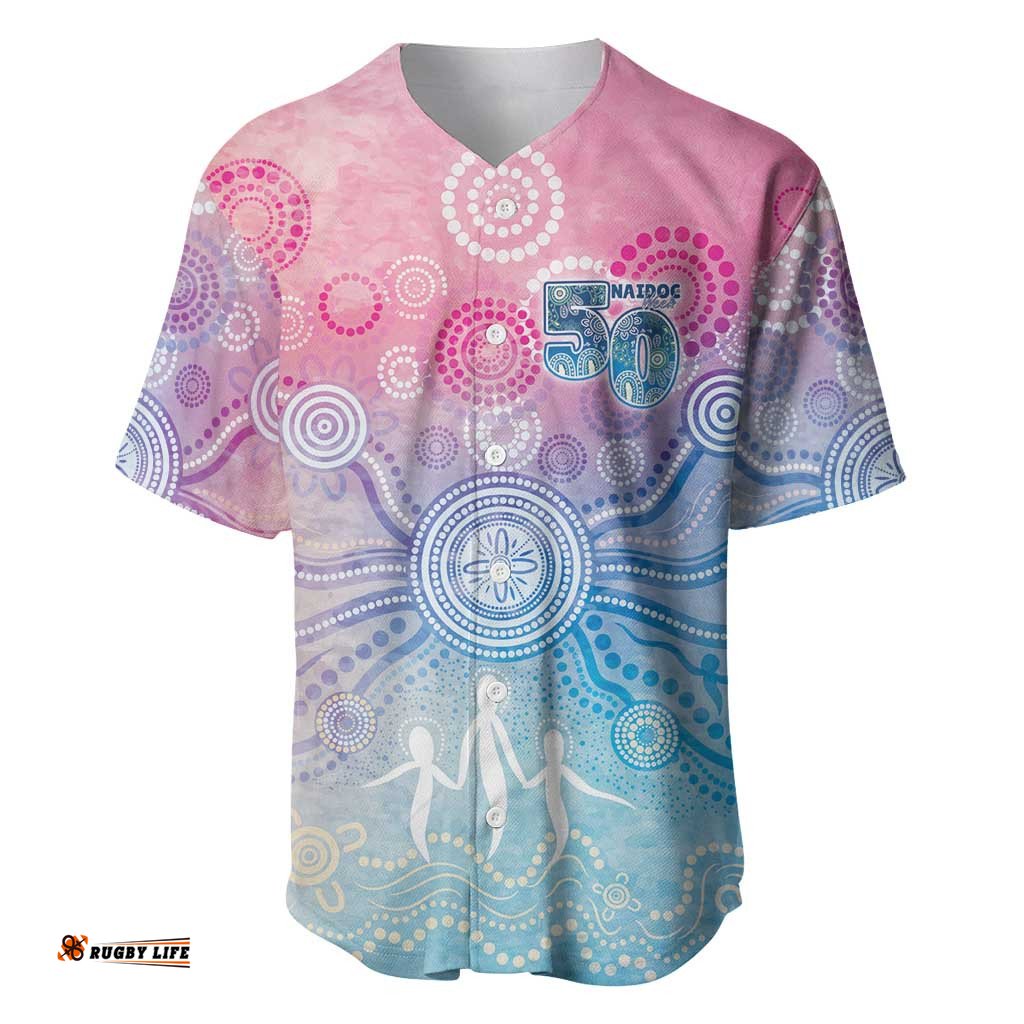 Australia NAIDOC Week 2026 50 Years Deadly Baseball Jersey Celestial Glows LT7