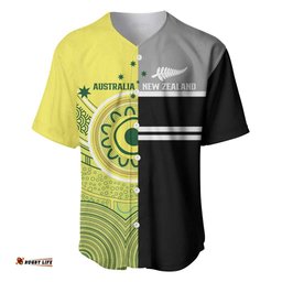 Custom Cricket AUNZ Spirit Baseball Jersey Aussie New Zealand Retro Edition LT9