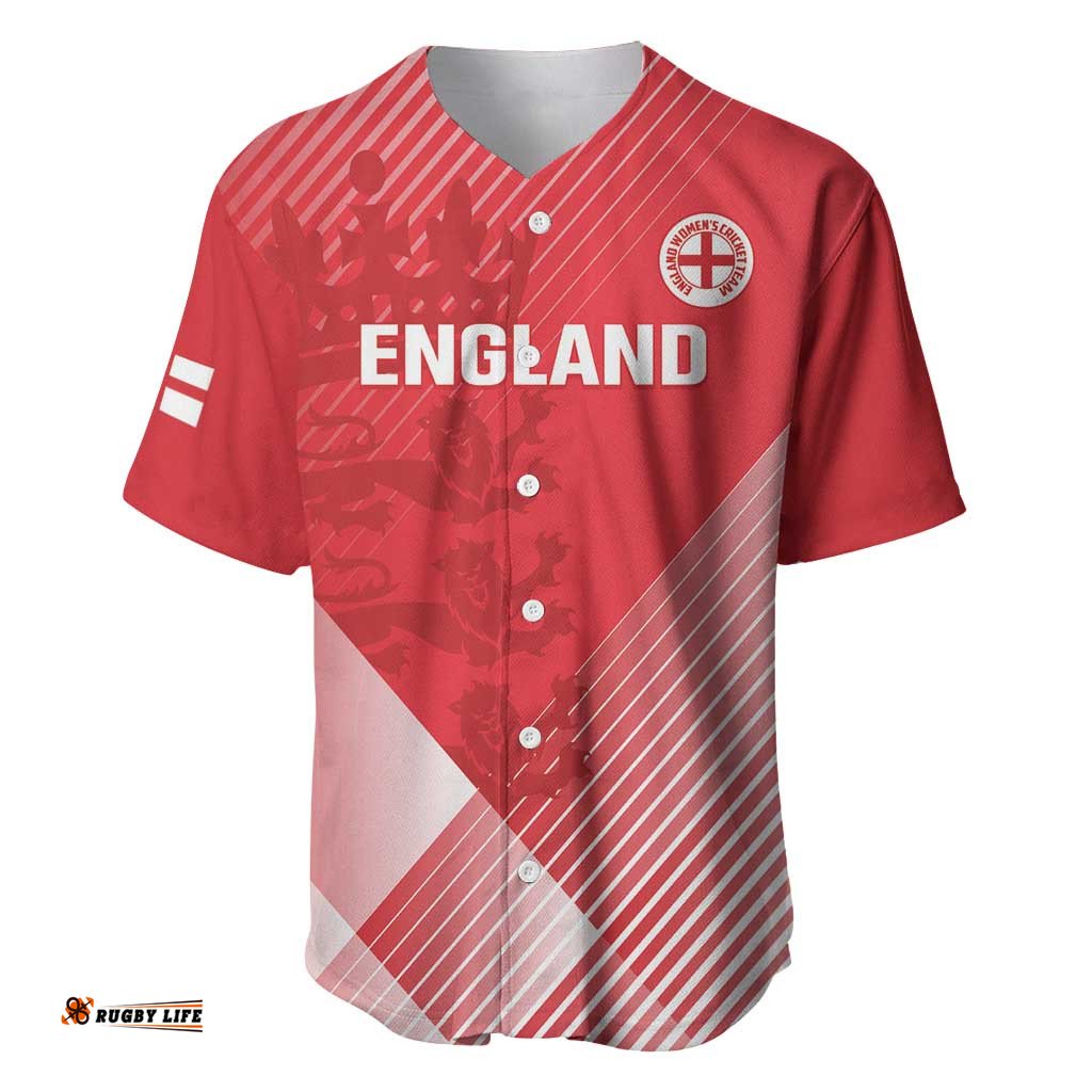 Custom England Cricket Baseball Jersey Go Champions Sporty Style LT14
