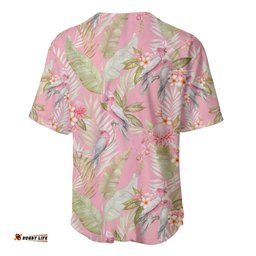 Australia Galah Cockatoo Baseball Jersey Eolophus Soseicapilla Couple Seamless Style LT14