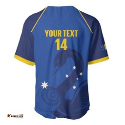 Custom ACT Bowls Australia Baseball Jersey Go Australian Capital Territory Swan LT14