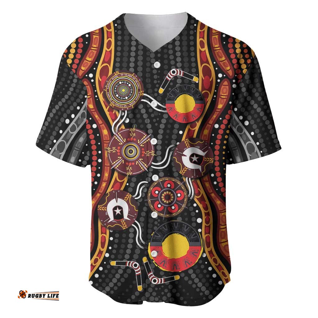 NAIDOC Week 2026 Baseball Jersey Together We Rise Together We Stay Deadly LT9