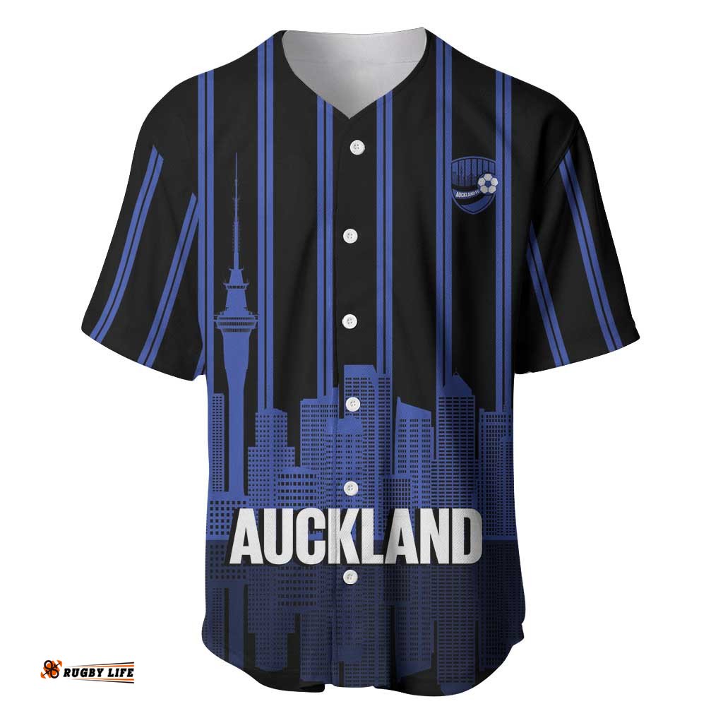 New Zealand Auckland Football Custom Baseball Jersey Go City of Sails Est 2025 LT14