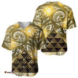 Matariki New Zealand Baseball Jersey NZ Niho Taniwha Maori New Year Yellow Galaxy LT14