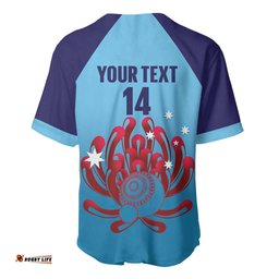 Custom New South Wales Bowls Australia Baseball Jersey Go Champions NSW Waratah LT14