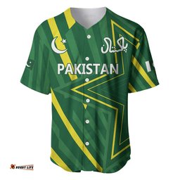 Pakistan Cricket Custom Baseball Jersey Shaheen Falcon Go Champions LT9