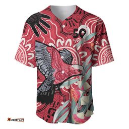 Personalised Australia Galah NAIDOC Week 2026 Baseball Jersey 50 Years of Deadly Aboriginal Art LT14