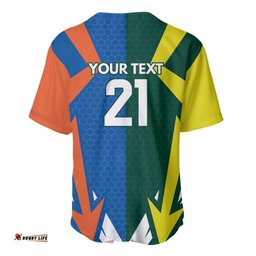 India vs Australia Custom Baseball Jersey Blue vs Gold Cricket Heritage LT9