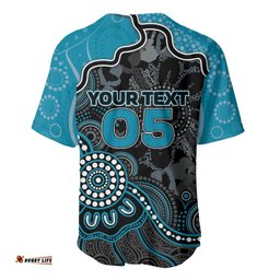 Custom Power Football Baseball Jersey Aboriginal Dot Art Pattern DT05