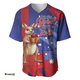 Happy Boxing Day Australia Baseball Jersey Let The Good Time Roll! LT14