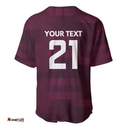 Pride of Burleigh Rugby Spirit Custom Baseball Jersey Queensland Grand Final Edition 2025 LT9