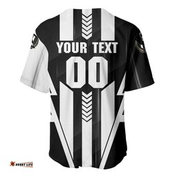 Personalized Collingwood Magpies Baseball Jersey Modern Geometric Sports Graphic Style TS04