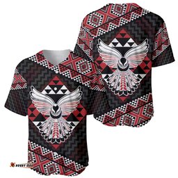 Taniko Aotearoa Baseball Jersey Poutama Mix Piwakawaka - Ver02 LT7