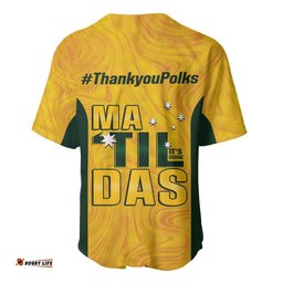Polkinghorne Australia Matildas Baseball Jersey 2024 Thank You Polks LT14