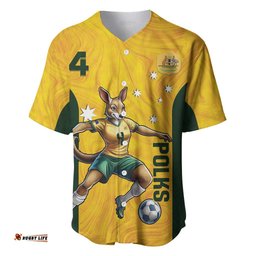 Polkinghorne Australia Matildas Baseball Jersey 2024 Thank You Polks LT14