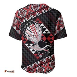 Taniko Aotearoa Baseball Jersey Poutama Mix Piwakawaka LT7
